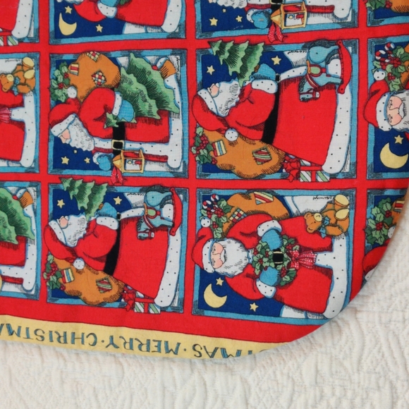 Homemade Jumbo Christmas Stocking Vintage - Picture 2 of 7